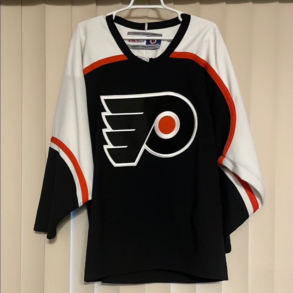 CCM Black and White Flyers Hockey Jersey